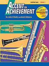 Accent on Achievement, Book 1 Electric Bass band method book cover Thumbnail